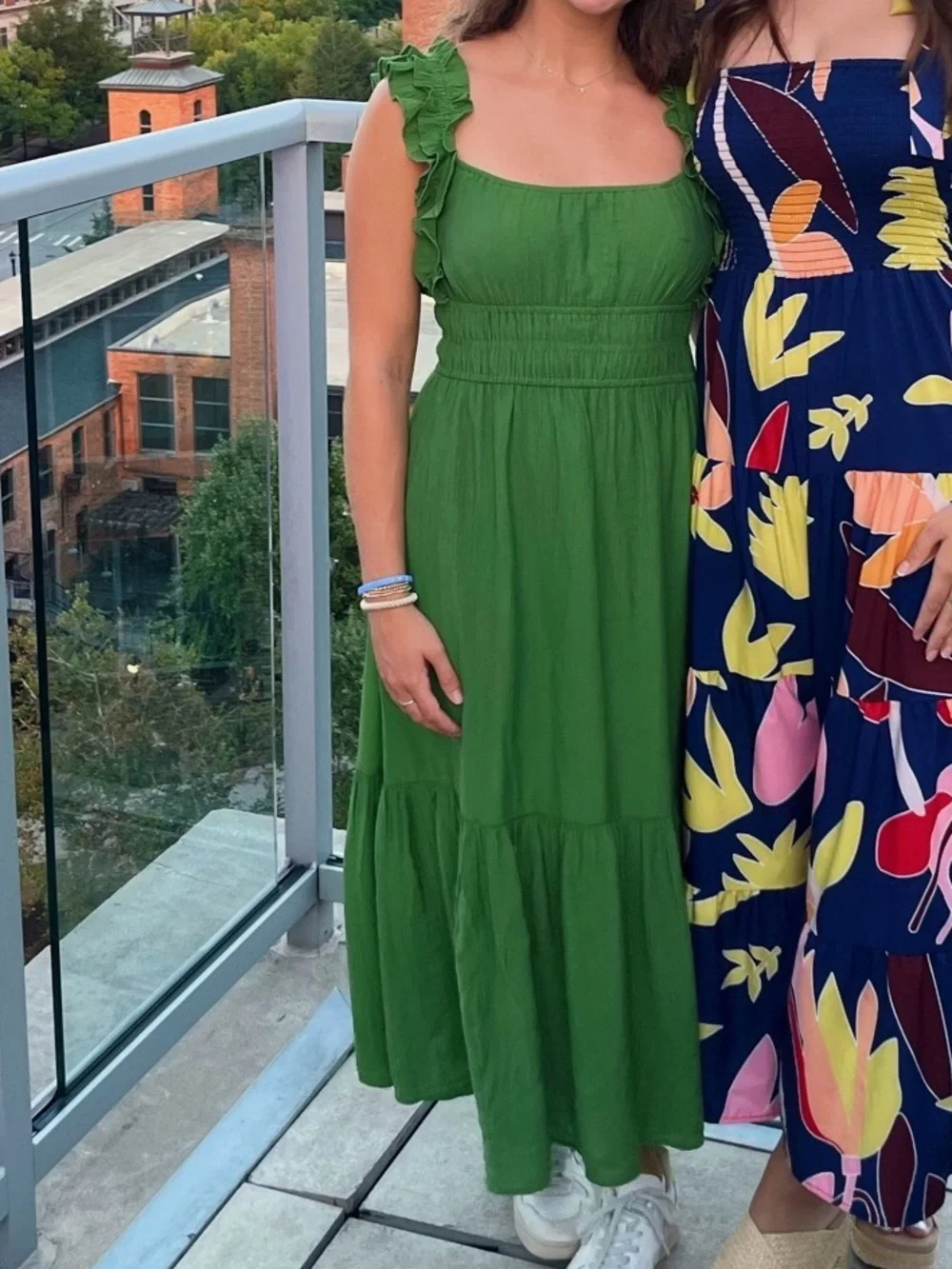 Abercrombie Green Maxi Dress